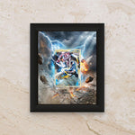 Palkia & Dialga LEGEND display frame – pokemon legend cards | 8x10 frame for raw or graded cards