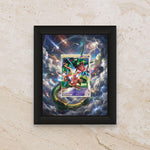 Rayquaza & Deoxys LEGEND display frame – pokemon legend cards | 8x10 frame for raw or graded cards