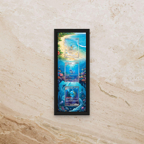 Blastoise 2026 Evolution Extended Art Display – Pokemon 151 Frame (Raw/Graded)