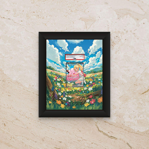 Clefairy Ascended Heroes Extended Art Display – 8x10 Pokemon Frame (Raw/Graded)