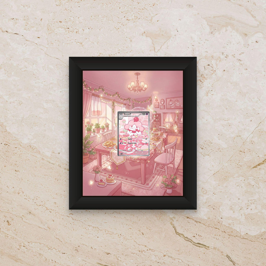 Slurpuff Ascended Heroes Extended Art Display – 8x10 Pokemon Frame (Raw/Graded)