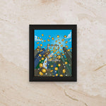 Gholdengo Prismatic Evolutions Extended Art Display [High Definition] – Premium Shadowbox for Raw or Graded Cards | Gold Decor