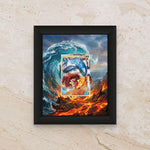 Kyogre & Groudon LEGEND Card Display Frame – 8x10 Pokemon Frame (Raw/Graded)