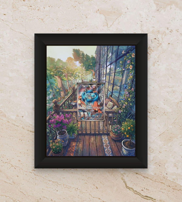 Squirtle Obsidian Flames Extended Art Display – 8x10 Pokemon Frame (Raw/Graded)