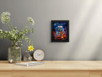 Mega Charizard X Display [High Definition] – Phantasmal Flames Extended Art Shadowbox | Premium Frame for Raw or Graded Cards