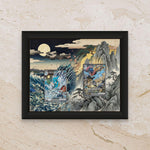 Greninja & Kingdra Promo Display Frame – 8x10 Raw Pokemon Card Holder | Collector Gift