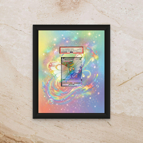 Butterfree VMAX Extended Art Display – 8x10 Pokemon Frame (Raw/Graded)