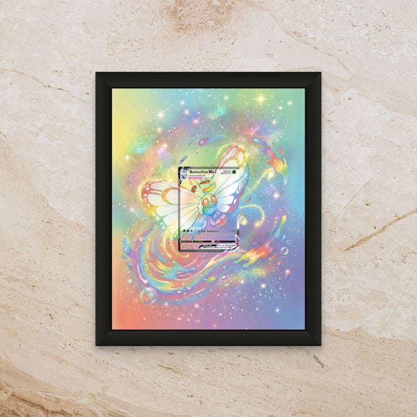 Butterfree VMAX Extended Art Display – 8x10 Pokemon Frame (Raw/Graded)