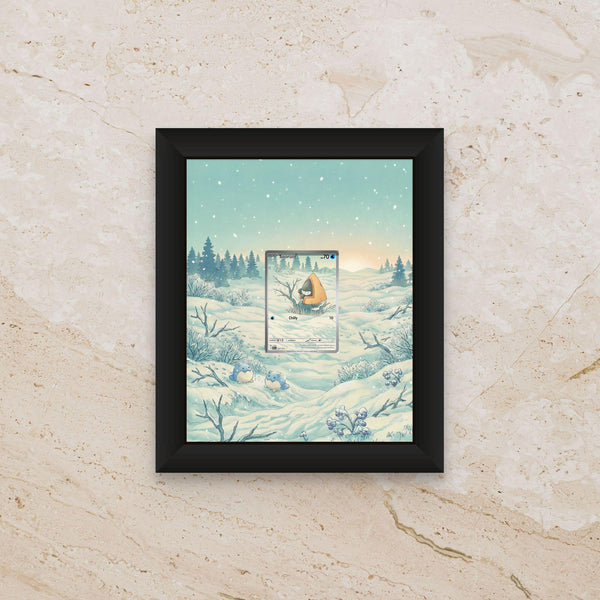 Snorunt Ascended Heroes Extended Art Display [High Definition] – Premium Shadowbox Frame for Raw or Graded Cards | Ice Type Decor