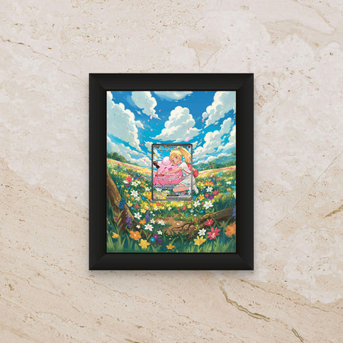 Clefairy Ascended Heroes Extended Art Display – 8x10 Pokemon Frame (Raw/Graded)