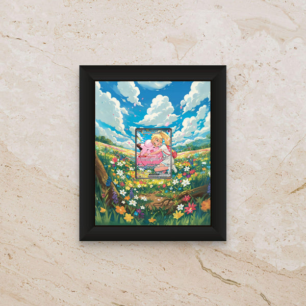 Clefairy Ascended Heroes Extended Art Display – 8x10 Pokemon Frame (Raw/Graded)