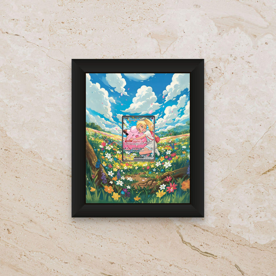 Clefairy Ascended Heroes Extended Art Display – 8x10 Pokemon Frame (Raw/Graded)