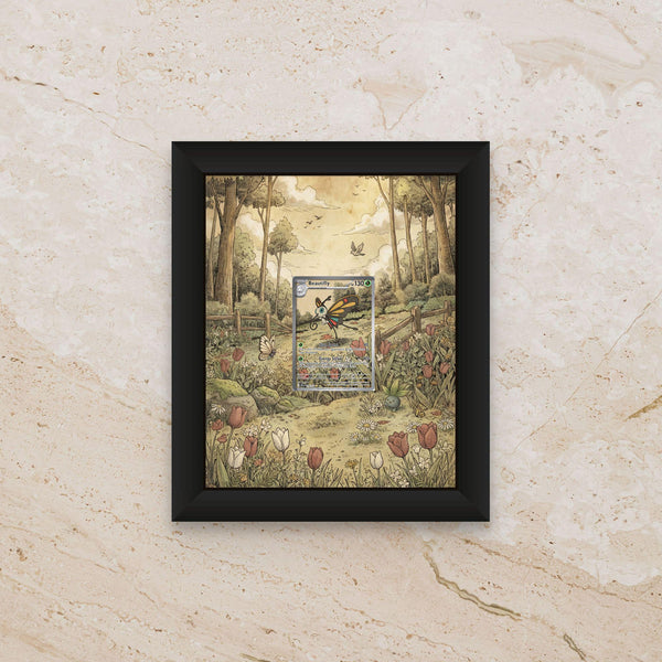 Beautifly Ascended Heroes Extended Art Display [High Definition] – Premium Shadowbox Frame for Raw or Graded Cards | Garden Decor