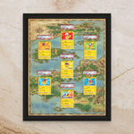 Ash's Pikachu Card Display – 16x20 Shadowbox for Raw & Graded Card