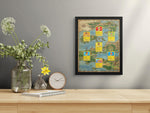 Ash's Pikachu Card Display – 16x20 Shadowbox for Raw & Graded Card