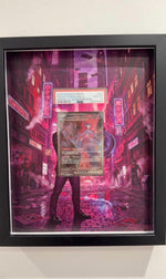 Mewtwo Display Frame – Destined Rivals Pokémon Card Art | 8x10 Frame for Raw or Graded Cards