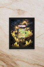 Tyranitar EX Display [High Definition] – Armor Pokémon Extended Art Shadowbox | Premium Frame for Raw or Graded Cards | Dark Type Decor