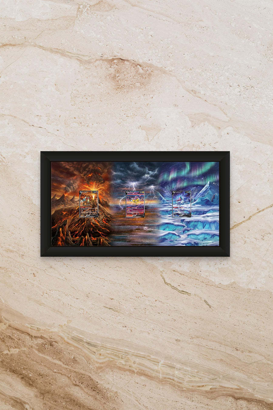 Entei Raikou Suicune Display Frame: Crown Zenith Legendary Beasts Pokemon Gift