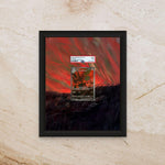 Scizor Illustration Rare Display [High Definition] – Pincer Pokémon Extended Art Shadowbox | Premium 8x10 Frame for Raw or Graded Cards
