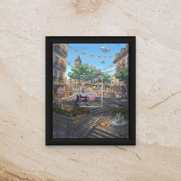 Pikachu Illustration Rare Display (173/165) [High Definition] – Kanto Street Extended Art Shadowbox | Pokemon 151 Decor