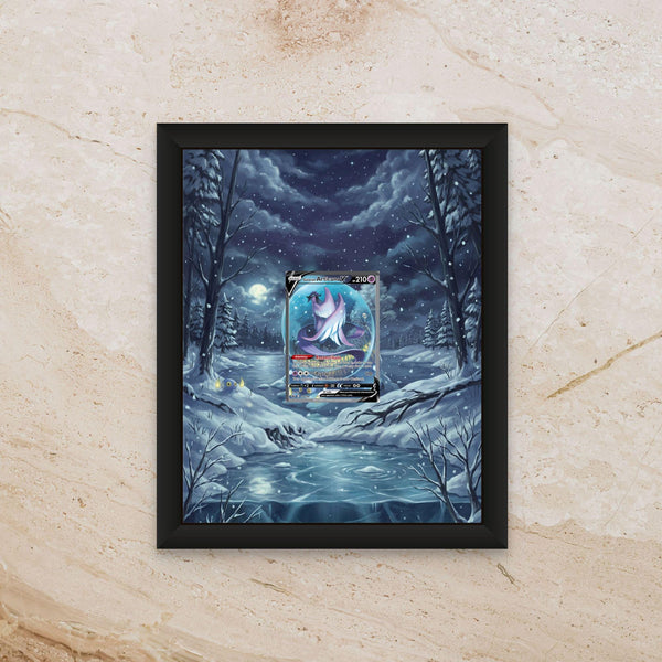 Galarian Articuno Extended Art Display – 8x10 Pokemon Frame (Raw/Graded)