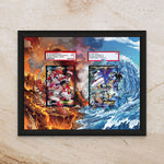 Groudon vs Kyogre Clash Display Extended Art – 8x10 Frame (Raw/Graded cards)
