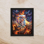 Typhlosion Extended Art Display – 8x10 Frame Raw or Graded Cards