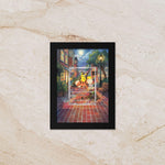 Detective Pikachu Growlithe Display Frame – Pokémon Card Art | 8x10 Frame for Raw or Graded Cards