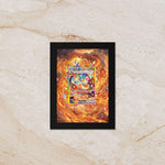 Flareon Prismatic Evolutions Display Frame | Extended Art Card Case | 8x10 Eevee Evolution Wall Art | Pokemon TCG Gift | Fire Type Decor