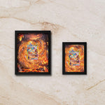 Flareon Prismatic Evolutions Display Frame | Extended Art Card Case | 8x10 Eevee Evolution Wall Art | Pokemon TCG Gift | Fire Type Decor