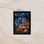 Mega Charizard X Display [High Definition] – Phantasmal Flames Extended Art Shadowbox | Premium Frame for Raw or Graded Cards