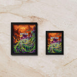 Mega Gengar Display Frame – Ascended Heroes Pokémon Card Art | 8x10 Frame for Raw or Graded Cards