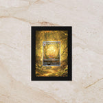 Ninetales Display Frame – Obsidian Flames Pokémon Card Art | 8x10 Frame for Raw or Graded Cards