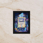 Radiant Eevee Display Frame – Pokémon Radiant Card Art | 8x10 Frame for Raw or Graded Cards