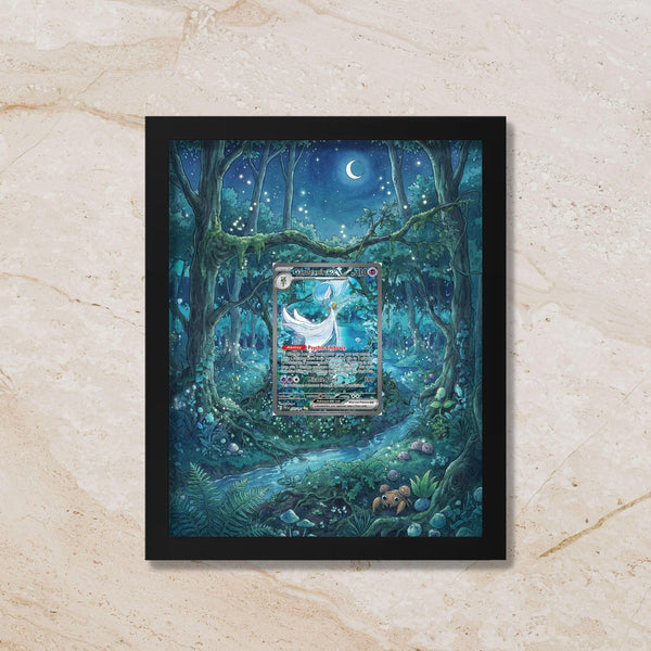 Gardevoir ex Extended Art Frame – Pokémon Paldean Fates | 8x10 (Raw/Graded Cards)