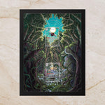 Shedinja & Ninjask Duo Display Frame – Pokémon Evolution Card Art | 8x10 Frame (Raw/Graded Cards)