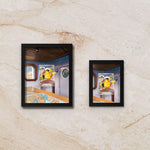 Captain Pikachu Display Frame – Chinese Pokémon Card | 8x10 Frame for Raw or Graded Cards