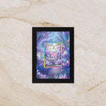 Espeon Display Frame – Prismatic Evolutions Pokémon Card | 5x14 or 11x22 Frame for Raw or Graded Cards