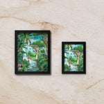Meditite Display Frame | Extended Art Card Case | 8x10 Pokemon TCG Wall Decor | Fighting Psychic Type Gift | Zen Gaming Room Art