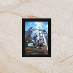 Mewtwo Display Frame – Pokémon GO Card Art | 8x10 Frame for Raw or Graded Cards