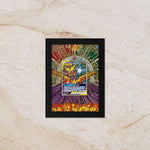 Moltres, Zapdos & Articuno GX Stained Glass – 8x10 Pokemon Frame (Raw/Graded)
