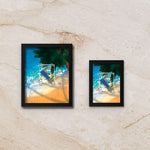 Oshawott Display Frame – Pokémon Card Art | 8x10 Frame for Raw or Graded Cards