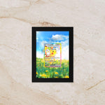 Pikachu ex Display Frame – Surging Spark Pokémon Card | 8x10 Frame for Graded or Raw Cards