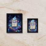 Radiant Eevee Display Frame – Pokémon Radiant Card Art | 8x10 Frame for Raw or Graded Cards
