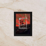 Scizor Illustration Rare Display [High Definition] – Pincer Pokémon Extended Art Shadowbox | Premium 8x10 Frame for Raw or Graded Cards