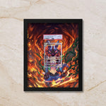 Lucario Promo Extended Art Frame – Pokémon SWSH291 Card Art | 8x10 (Raw/Graded Cards)