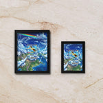 Zapdos ex Extended Art Display – Pokémon 151 Card Art | 8x10 Frame (Raw/Graded Cards)