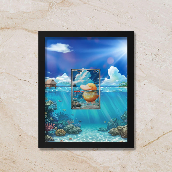 Psyduck Display Frame – Ascended Heroes Pokémon Card Art | 8x10 Frame