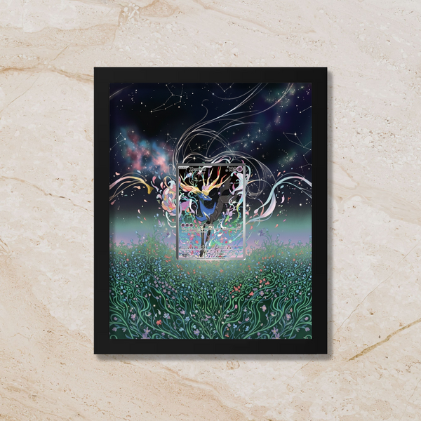 Xerneas ex Display Frame | Chaos Rising Legendary Card Showcase (8x10") – Fits Raw & Graded Cards